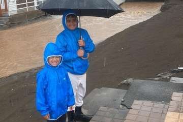 Efectos de las lluvias de la tormenta tropical Hermine en Telde/TA.